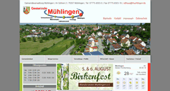 Desktop Screenshot of muehlingen.de