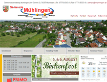 Tablet Screenshot of muehlingen.de